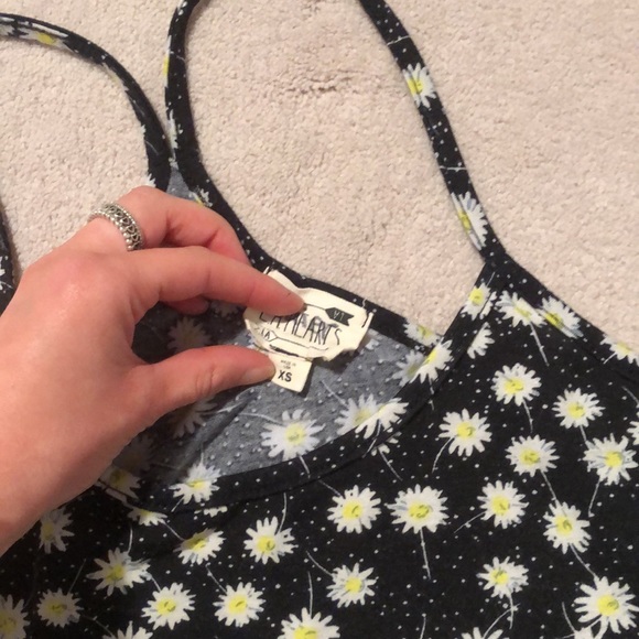 Daisy Tank Top L.A. HEARTS (Black, Size XS) - Picture 2 of 4